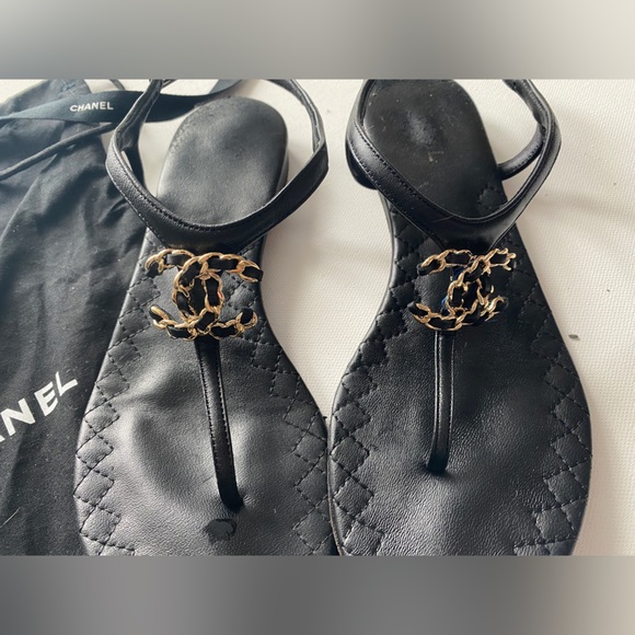 Authentic Chanel Sandals Size 36 - Picture 4 of 4